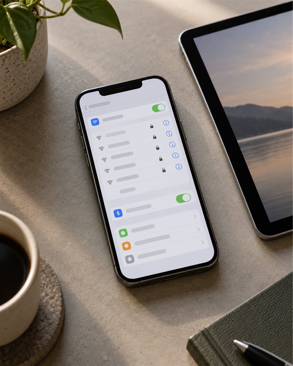 iPhone网络设置中的手机场景